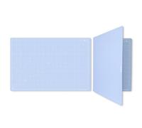 iMAT Flip Cutting Mat_Note A1 (Cm Version), 24"x36" (60x90 cm), Foldable, Ideal for Crafts, Paper Cutting, Large Leather and Cloth Projects, Sketching, Drawing (Light Blue)