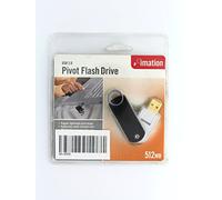 Imation Pivot USB 2.0 Portable USB Flash Drive, 512 MB - Memory (512 MB, 0.512 GB, USB 2.0, 10 Year (S), Windows 98SE/2000/ME/XP/Vista Mac OS 9.x Linux 2.4)