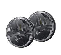 IMAWUHM Headlight Head Lamp 1Pair Running Lights 7 Inch LED Headlight H4 Hi-Lo For Jeep For Wrangler TJ JK LJ CJ