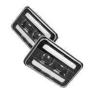 IMAWUHM Headlight Head Lamp 2X 4x6 Inch LED Headlights Rectangular Headlight H4651 H4652 With DRL/Turn Signal Light For Pontiac For Grand Prix 1976-1987