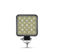 IMAWUHM Headlight Head Lamp 48W Car LED Barra Headlights Bar Worklight MINI 16SMD Square Round Work Light 12V Auto For Jeep Truck 4X4 SUV ATV(1pc 48W squared)