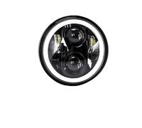 IMAWUHM Headlight Head Lamp 5.75 Inch LED Headlight Halo Angel Eyes Headlamp For Urban 4x4 Off Road(1PC 5.75-inch 4LED)