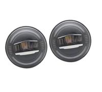 IMAWUHM Headlight Head Lamp LED HeadLight Bulbs 7inch Round Motorcycle HeadLamp Blue DRL Angle Eyes Turn Signal For Military Hmmwv For Hummer H1 H2