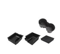 IMAWUHM Trunk Cargo Cover For Tesla For Model Y For Juniper 2025 For MY 2024 Rear Trunk Side Storage Box Bins Center Console Armrest Organizer Cup Holder Accessories Parcel Shelf(US DE Full 6pcs A)