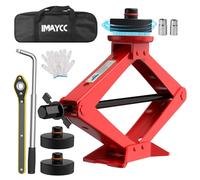 IMAYCC 2.5T Car Jack Kit, Scissor Jack for Tesla Model Y Model 3/S/X Lifting Jack,2500KG CarJack for Tesla,Tire Change Kit with TeslaJack Pucks/Pad,Tire Repair Tools kit CarEmergency