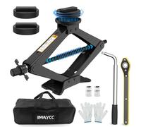 IMAYCC 2.5T Car Jack Kit,Scissor Jack forCar BMW Serie with Jack Rubber Pads,Spare Tire Changing Kit,Portable Tire JackRepair with Lug Wrench,2500KG Car Lifting Jackfor SUV MPV BMW 1/3/5/6/7/Z/X