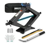IMAYCC 3Ton New Version Car Jack Kit, Scissor Jack for Car 6614 lbs Spare Tire Changing Kit,Portable Tire Jack Repair With Ratchet Wrench,3000KG CarLifting Jackfor Auto/SUV/MPV