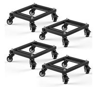 IMAYCC Car Dolly Set of 4Pcs, 6000 lbs Heavy Duty Car Wheel Dolly with Parallel Tube Design for Moving Vehicles, Portable Moving Dolly for Trucks, SUVs, Motorcycles and Boats