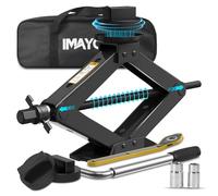 IMAYCC Car Jack Kit for Mercedes Benz, 2.5t Scissor Jack with 2Pcs Jack Rubber Pad, Mercedes Accessories,Heavy Duty Steel Car Lift,Portable Tire CarJacks Emergency Kit,Tyre Repair Changing Tool(Black)