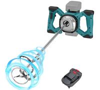 IMAYCC Cordless Cement Mixer,1000W Portable Concrete Mixer,21V 6 Speed Mixing Drill, Drill Mixer for mud,Motar,Paint, Grout, Plaster,Thinset etc. (Battery not Included)