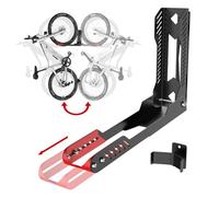 IMAYCC Upgraded New Bike Wall Mount, Space Saving Adjustable Foldable Bike Rack Wall, No Heavy Lifting, Bike Hangers for Garage, Foldable Bicycle Holder for MTB Road Bike