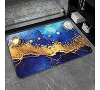 IMAYONDIA Diatomaceous Earth Bath Mat,Marble Soft Wrinkle Free Bathroom Floor Rugs Non-Slip Volume Super Absorbent Fast Drying for Bathroom Kitchen Door mat,Eco-Friendly Easy to Clean(43cmx70cm)