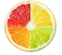 IMAYONDIA Lemon Mouse Pad,Round Tropical Fruit Mousepad,Citrus Fruit Mouse Pad Small For Desk,Food Mouse Mat,Funny Colorful Cute Mouse Pads,Non-Slip Rubber Round Gaming Mouse Pad,7.9 x 7.9 x 0.12 Inch