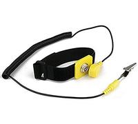 iMBAPrice Anti-Static Adjustable Grounding Wrist Strap Components Black, Yellow