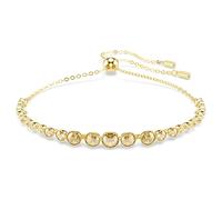 Imber Emily bracelet, Mixed round cuts, Gold tone, 18K gold finish