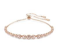 Imber Emily bracelet, Mixed round cuts, Pink, 18K rose gold finish