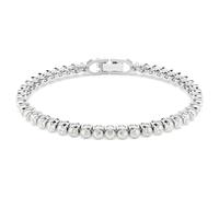 Imber Emily Tennis bracelet, Round cut, Grey, Rhodium plated