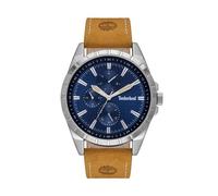 Imberland Boxbourough Men's Watch Tbl15909jys03as - Silver-tone Case, Blue Dial, Interchangeable Brown And Beige Leather Straps