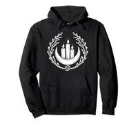 Imbolc Candle Moon Symbol Pagan Wheel Of The Year Pullover Hoodie