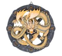 Imbolc Dragon Resin Wall Plaque By Anne Stokes - Fantasy Mythical Art Decor