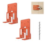 Imbot 35mm Concealed Hinge Jig，Hidden Hinge Positioning Ruler，Strong Magnetic Positioning Stopper Specialized Simple Gap-Leaving Tool for Cabinet Doors Woodworking Hardware Fixture Installation
