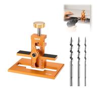 Imbot Cabinet Door Mounting Jig &With Base 3-In-1 Cabinet Door Installation Positioner For Most Cabinet Doors, Easy Alignment, Easily Adjustable Aluminum Cabinet Hardware Jig With Drill Bits