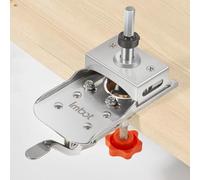 Imbot Metal Concealed Hinge Clamp Fixture Precision Locking Cabinet, Adjustable Punch Locator Positioning Tool Easy Cabinet Hinge Clamp for Woodworking Hardware Jig Installation Tool