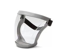 IMBTECH | Anti-fog Full Face Shield Super Protective Head Cover Transparent Safety Mask | Anti Fog Reusable for Protection, Transparent Face Shields | Men Women Protect Eyes Face (GREY)
