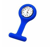 IMBTECH Fob Watch for Nurse Doctor Paramedic Medical Silicone Brooch Fob Watch -Unisex Multi-Function -Health Care Pin/Clip- Pendant Pocket Watch (Dark Blue)