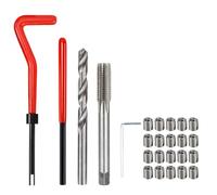 IMCCZONY M7 Car Drill Bit Tool Metric Thread Repair Insert Kit Helical Coil Car Repair Tool Coarse Crowbar Tooth Repair Kit