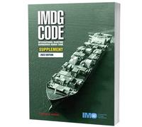 IMDG code: international maritime dangerous goods code, Supplement to 2022 edition