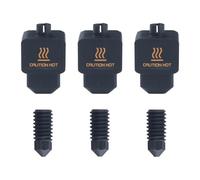Imdinnogo 3D Printer Accessories H2D Silicone Sock(3Pcs) with 0.2/0.4/0.6mm Nozzle: Heater Block Cover - Avoid Filament Buildup High Temperature Resistance Insulation Without Heat Loss BCZAMD