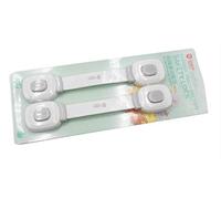 IME Child Safety Locks, Baby Proofing Cabinet Lock Adhesive Strap Latch for Drawers Cupboard Closet Appliances Door Oven Fridge Toilet Seat Refrigerator etc Pack of 2