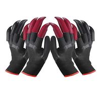IME Garden Gloves with Claws Waterproof Gardening Gloves for Digging Planting Farm, Working Gloves with 8 Claws Best Choice for Garden 2 Pairs
