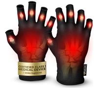 iMedic Arthritis Gloves for Men & Women - Class 1 Medical Device - MHRA Registered - Small Fingerless Compression Gloves for Everyday Use - Relieve Arthritis Pain & Improve Mobility - Black