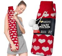 iMedic Extra Long Hot Water Bottle with Cover - 2L Large