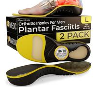 iMedic Orthotic Insoles for Men for Plantar Fasciitis Size L UK 9-10 (2 Pack) - Arch Support for Men - Shoe Inserts - Insoles for Plantar Fasciitis - Orthotic Support