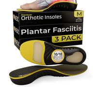 iMedic Orthotic Insoles for Plantar Fasciitis, Size M UK 7-8.5, 3 Pack | Arch Support Shoe Inserts for Everyday Footwear · Made for Women and Men