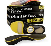 iMedic Orthotic Insoles for Plantar Fasciitis Size XL UK 10.5-12 (3 Pack) - Arch Support for Women and Men - Shoe Inserts - Insoles for Plantar Fasciitis - Orthotic Support