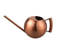 IMEEA 45oz/1.3L Indoor Watering Can Watering Jug with Long Spout Stainless Steel Water Can (Copper Colored)