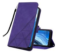IMEIKONST Compatible with Nokia C22 Flip Case, Premium PU Leather Magnetic Closure Bookstyle Wallet with Card Holder Kickstand Shockproof Cover for Nokia C22. Purple YBS
