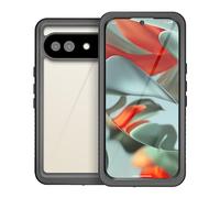 IMEIKONST IP68 Waterproof Case for Google Pixel 9A, Heavy Duty Front and Back Cover Full Body 360° Protective Shockproof Underwater Dustproof Armor Phone Case for Google Pixel 9A. Black FS
