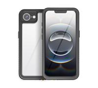 IMEIKONST IP68 Waterproof Case for iPhone 16e, Heavy Duty Front and Back Cover Full Body 360° Protective Shockproof Underwater Dustproof Armor Phone Case for iPhone 16e 6.1 inch. Black FS
