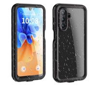 IMEIKONST IP68 Waterproof Case for Samsung Galaxy A26 5G, Heavy Duty Front and Back Cover Full Body 360° Protective Shockproof Underwater Dustproof Armor Phone Case for Samsung A26 5G. Black FS