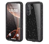 IMEIKONST IP68 Waterproof Case for Samsung Galaxy A56 5G, Heavy Duty Front and Back Cover Full Body 360° Protective Shockproof Underwater Dustproof Armor Phone Case for Samsung A56 5G. Black FS