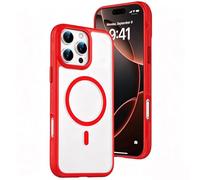 IMEIKONST Magnetic for Apple iPhone 16 Pro Max Case, Red FGCH