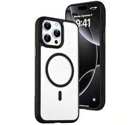IMEIKONST Magnetic for iPhone 15 Pro Max Phone Case, Black FGCH