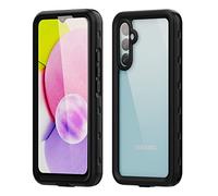 IMEIKONST Samsung Galaxy A14 5G IP68 Waterproof Case, Heavy Duty Front and Back Cover Full Body 360° Protective Shockproof Underwater Dustproof Armor Phone Case for Samsung A14 5G. Black FS