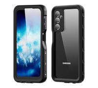 IMEIKONST Samsung Galaxy A25 5G IP68 Waterproof Case, Heavy Duty Front and Back Cover Full Body 360° Protective Shockproof Underwater Dustproof Armor Phone Case for Samsung A25 5G. Black FS