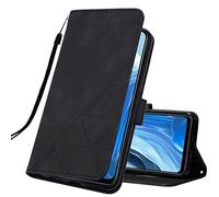 IMEIKONST Wallet Case for Nokia C22, Premium PU Leather Magnetic Closure Credit Card Holder Flip Folio Stand Function Shockproof Cell Phone Cover for Nokia C22. Black YBS